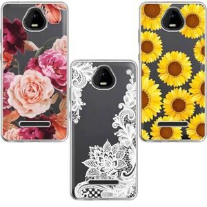 SCHOK Volt SV55 Phone Case Cover 5.5",White flower, sun flower, purple flower